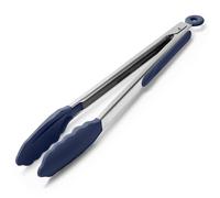 Doosu Silicone Kitchen Cook Tong, 315℃ Heat Resistant, 30cm/Midnight Blue