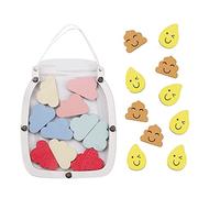 DooTaah Reward Jar for Kids - Potty Train, Behavior, Responsibility, Daily Routine (Peepee Poopoo + Cloud, Transparent)