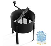 dootiva Rotary Soil Sifter Compost Sieve Garden Potting Sifting Mesh Rock Sand Dirt Sieve, 13" Sifting Filter with 1/5 Inch Mesh Sifting