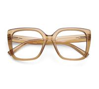 DOOViC Blue Light Blocking Reading Glasses 1.75 Womens Fashion Brown Oversized Large Square Frame for Ladies