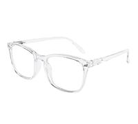 DOOViC Clear Square Computer Glasses No Magnification Anti Blue Light