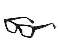 DOOViC Reading Glasses 1.0 Womens Black Cat-Eye Frame Blue Light Blocking Computer Readers