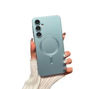 Doowear for Galaxy A24 5G Case Magnetic [Compatible with Magsafe Charger] Wireless Anti-Scratch Shockproof Full Camera Protection Slim Thin Silicon Phone Cover Case for Samsung Galaxy A24 5G-Blue