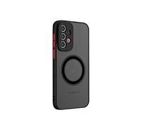 Doowear Galaxy A23 5G Case Magnetic [Support Magsafe Charger] Wireless Anti-Scratch Shockproof Matte Clear Full Camera Protection Slim Thin Phone Cover Case for Samsung Galaxy A23 5G 6.6"-Black