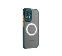 Doowear Galaxy A53 5G Case Magnetic [Support Magsafe Charger] Wireless Anti-Scratch Shockproof Matte Clear Full Camera Protection Slim Thin Phone Cover Case for Samsung Galaxy A53 5G 6.5"-Dark Green