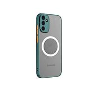 Doowear Galaxy A54 5G Case Magnetic [Support Magsafe Charger] Wireless Anti-Scratch Shockproof Matte Clear Full Camera Protection Slim Phone Cover Case for Samsung Galaxy A54 5G 6.4"-Dark Green