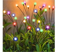 DooYard Solar Garden Lights, Starburst Swaying Light - Swaying When Wind Blows, Solar Lights Outdoor Decorative, Color Changing RGB Light for Yard Patio Pathway Decoration