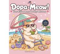 Dopa-Meow!: A Bold and Easy Coloring Book for Adults: 50 Cute and Simple Cat Designs with ASMR Soundscapes（Sun-Kissed Purrs & Salty Whiskers) (Dopamine Rush Coloring)