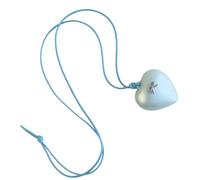 Dopamine Color Bowknot Heart Pendant Necklace Handmade Adjustable Neckchain For Women Girls Unique And Trendy Jewelry Date Night Accessories