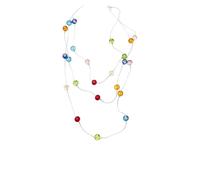 Dopamine Crystal Beaded Necklace Simple Sweet Clavicle Chain Light