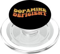 Dopamine Deficient Funny Neurodivergent Retro ADHD Men Women PopSockets PopGrip for MagSafe