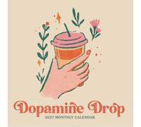 Dopamine Drop 2027 Wall Calendar | 12" X 24" Open | Marble City Press | Plastic Free | Printed on Thick Art Paper