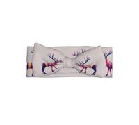 Dopamine Elk Baby Headbands for Girls Newborn - Soft Stretchy Adjustable Infant Headband for 0-24 Months