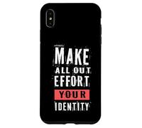 Dopamine is the process: Make All out Effort Your Identity Case for iPhone XS Max