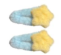 Dopamine Look Hair Clip For Hot Girls Plush Star Shape Barrettes Plush Ponytail Bangs Clip For Teens Girls Festival For Daily Life Large Lovely For Woman Small For Thin For Fine No Slip For Star Shape