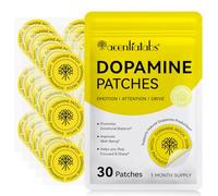 Dopamine Patches,30 Vegan Mood Boost & Positivity Support,Mood Support Patches,Supports Dopamine & Daily Mental Wellness,Plant-Based Formula,for Men Women