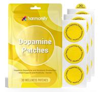 Dopamine Patches for Daily Routine with Lions Mane, Plant-Based Formula, 30 Pack, Vegan Patch, Easy to use