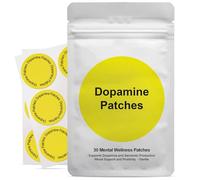 Dopamine Patches, Mood Boost Positivity Focus Support, Body Care Mental Wellness Patch for Daily Use, Vitamin E Natural Planted Ingredients, Energy Supplement Stick on Arms Shoulder Skin, 30patches