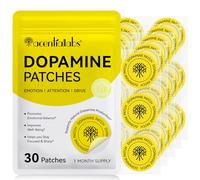 Dopamine Patches, Mood Support Body Care Patch for Daily Mental Wellness, Mood Boost & Positivity, Supports Dopamine & Serotonin Balance Vegan 30 Patches for Men Women