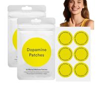 Dopamine Patches, Plant-Based Formula with Rhodiola, Mucuna Pruiens and Lion's Mane Mushroom | Focus, Energy, Alertness & Motivation (60pcs)