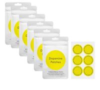 Dopamine Patches, Plant-Based Formula with Rhodiola, Mucuna Pruiens and Lion's Mane Mushroom | Focus, Energy, Alertness & Motivation (180pcs)