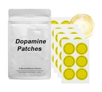 Dopamine Patches,Stress & Anxiety Support,Mood Support Patches for Daily Use,Mood Boost Happy Patches,Plant-Based Formula,Energy Supplement,Positivity & Motivation 30PCS Patches