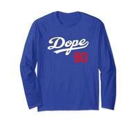 DOPE 90 Hip Hop Baseball Jersey Dope Gift for Men & Women Long Sleeve T-Shirt