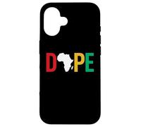 Dope Africa Map Juneteenth Pan African Pride Case for iPhone 16