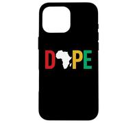 Dope Africa Map Juneteenth Pan African Pride Case for iPhone 16 Pro Max