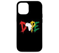 Dope Africa Map Pan African Colors Juneteenth Case for iPhone 12/12 Pro