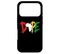 Dope Africa Map Pan African Colors Juneteenth Case for iPhone 17 Pro