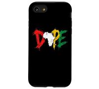 Dope Africa Map Pan African Colors Juneteenth Case for iPhone SE (2020) / 7/8