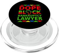 Dope Black Bankruptcy Lawyer Proud Black Attorney Career Job PopSockets PopGrip for MagSafe