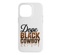 Dope Black Cowboy African Rodeo Cowboy Urban Attire Culture Case for iPhone 14 Pro Max