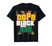 Dope Black Dad African American Father’s Day T-Shirt