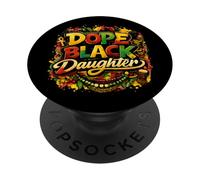 Dope Black Daughter Black History Month Juneteenth Graffiti PopSockets Adhesive PopGrip