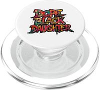 Dope Black Daughter Black History Month Juneteenth Graffiti PopSockets PopGrip for MagSafe