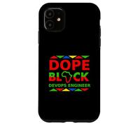 Dope Black DevOps Engineer Proud Black Professional Career Case for iPhone 11