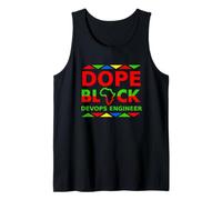 Dope Black Devops Engineer Proud Black Professional Career Tank Top