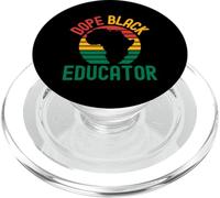 Dope Black Educator | Black Teacher Appreciation | Melanin PopSockets PopGrip for MagSafe