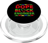 Dope Black Engineer Proud Black Professional Career Pride PopSockets PopGrip for MagSafe