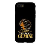Dope Black Gemini Natural Hair Zodiac Queen Design Case for iPhone SE (2020) / 7/8