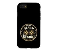 Dope Black Gemini Zodiac Sign Retro Birthday Design Case for iPhone SE (2020) / 7/8