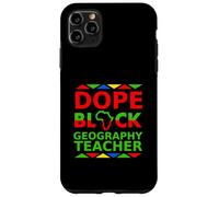 Dope Black Geography Teacher Back To School Career Pride Job Case for iPhone 11 Pro Max