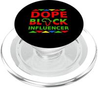 Dope Black Influencer Proud Black Content Creator Career PopSockets PopGrip for MagSafe