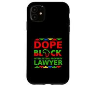 Dope Black Intellectual Property Lawyer Proud Black Attorney Case for iPhone 11