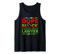 Dope Black Intellectual Property Lawyer Proud Black Attorney Tank Top