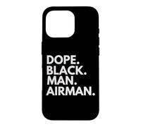 Dope Black Man Airman African American Pride Case for iPhone 16 Pro