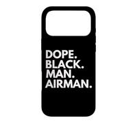 Dope Black Man Airman African American Pride Case for iPhone 17 Pro Max