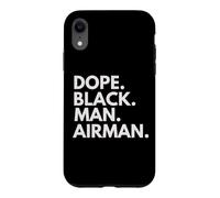 Dope Black Man Airman African American Pride Case for iPhone XR